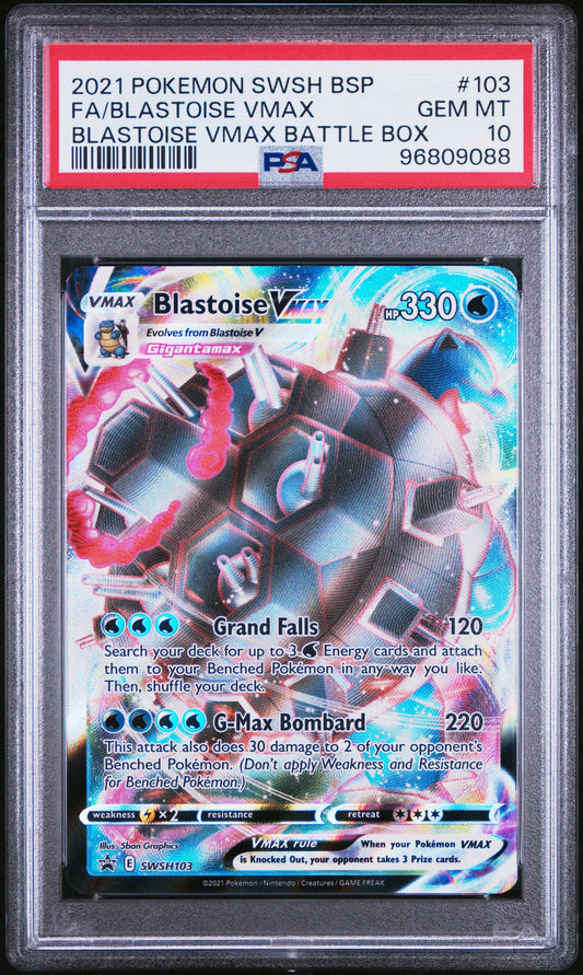 Blastoise VMAX - SWSH103 PSA 10