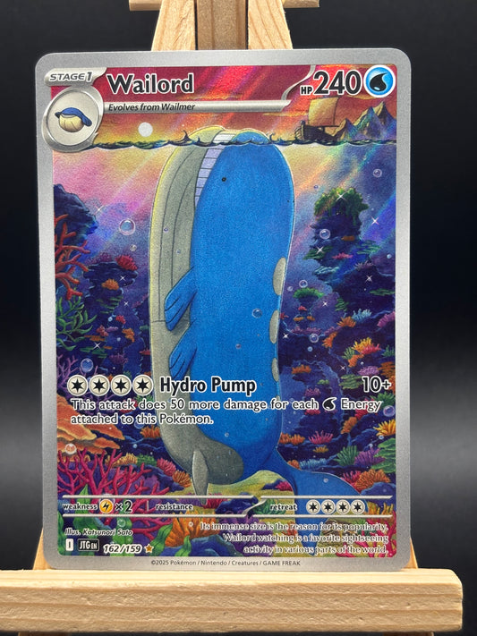 Wailord 162/159 Illustration Rare - SV09: Journey Together